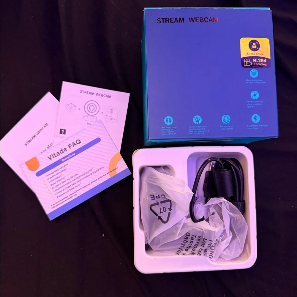 Stream Webcam with Accessories